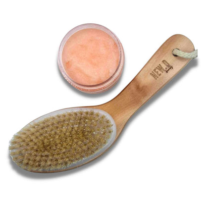 Body Scrub + Body Brush Set